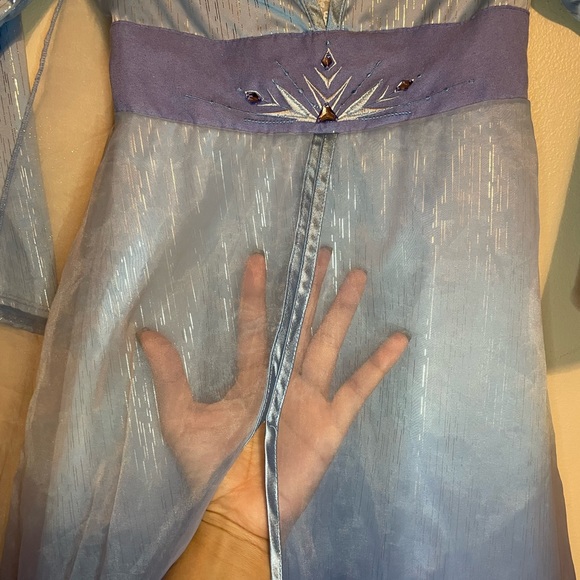 Disney Frozen Elsa Dress sz 5/6 - no pants - Picture 5 of 9